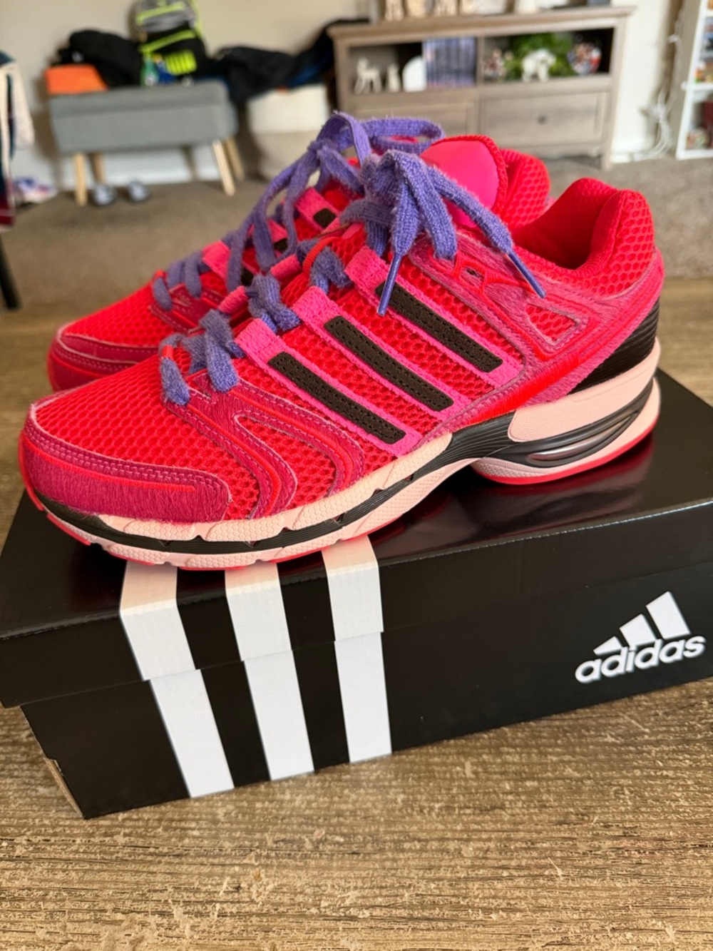 NWT Adidas x Snipes Adistar Control 5 ‘Be Loved’ sneakers